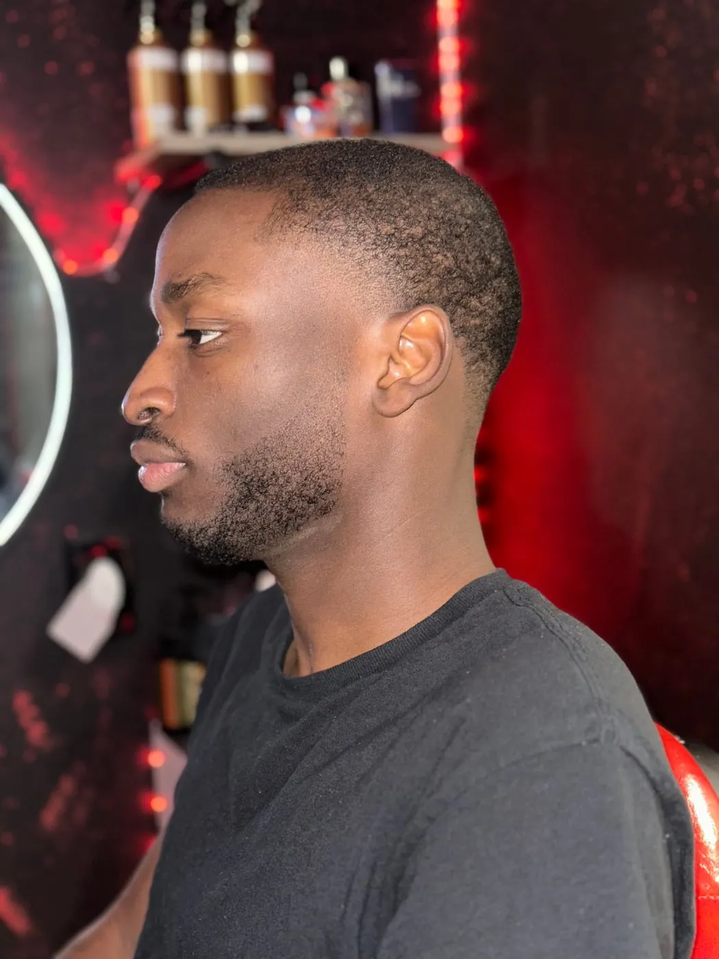 Buzz Cut, Taper & Beard Lineup, cut at Markcutit
