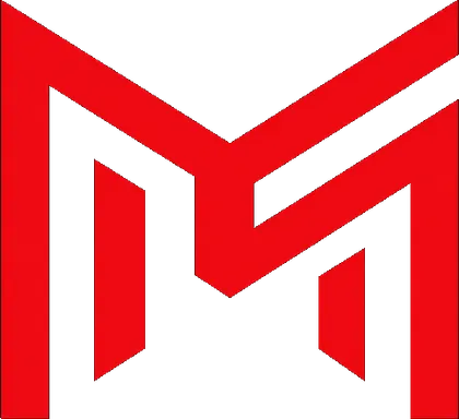 The Markcutit red M emblem
