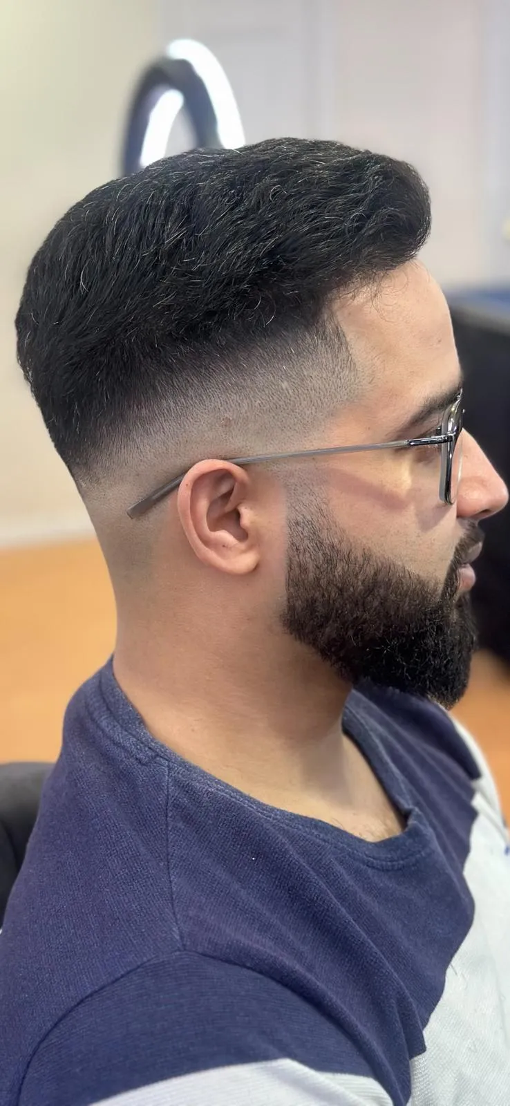 Mid Fade with Texture, cut at Markcutit