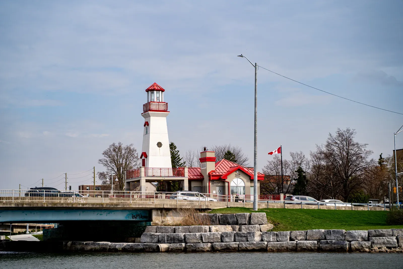 Port Credit lighthouse on the Mississauga waterfront